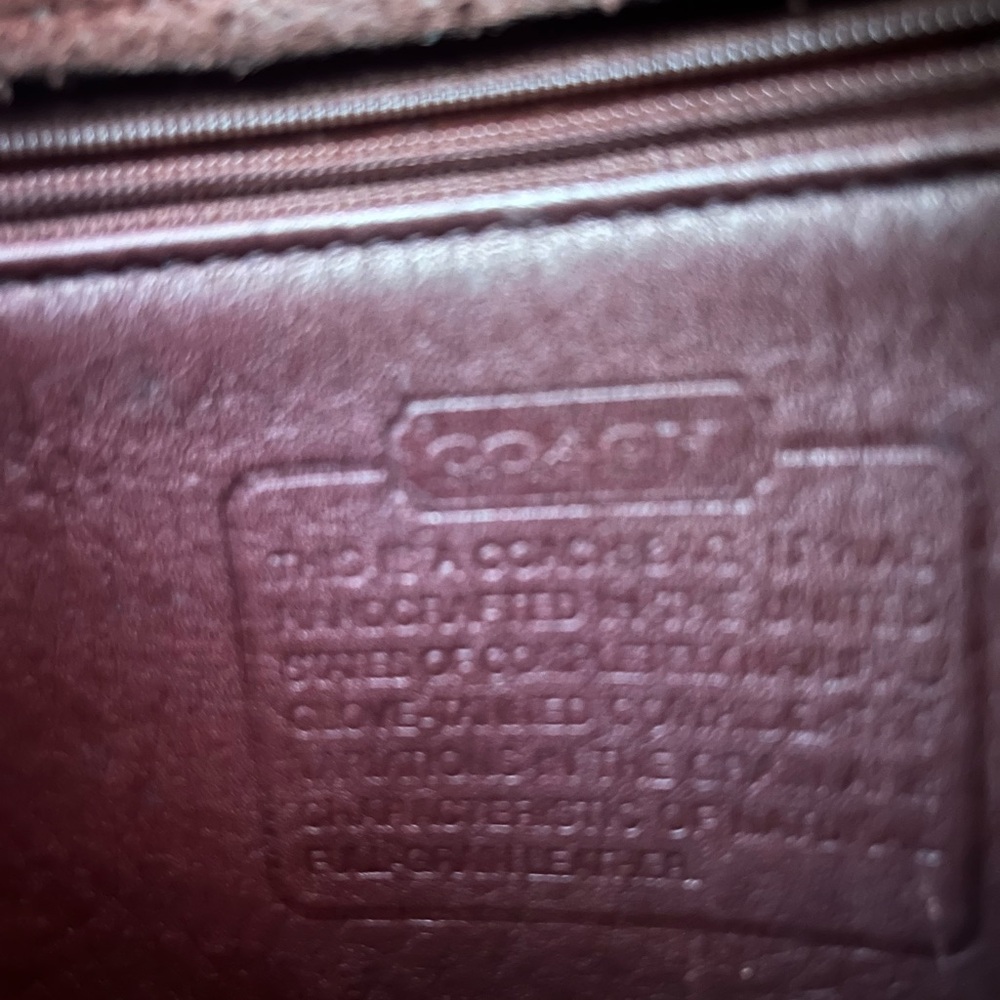 Vintage chocolate brown Coach purse - Picture 6 of 7